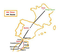 carte parcours